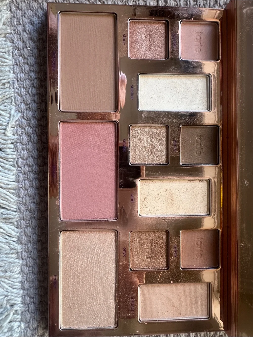 tarte Neutral Eyeshadow & Blush Palette in Pink, Gold, Brown